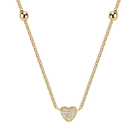 Diamond necklace Tender Heart