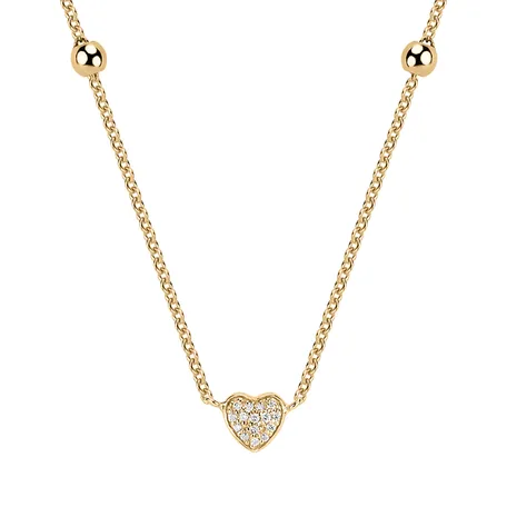 Diamond necklace Tender Heart