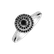 Ring with black diamonds Noble Mystery2