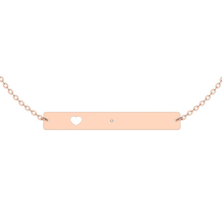 Diamond bracelet Heart