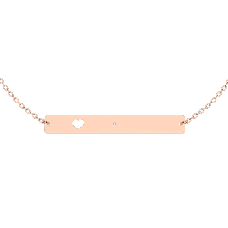 Diamond bracelet Heart