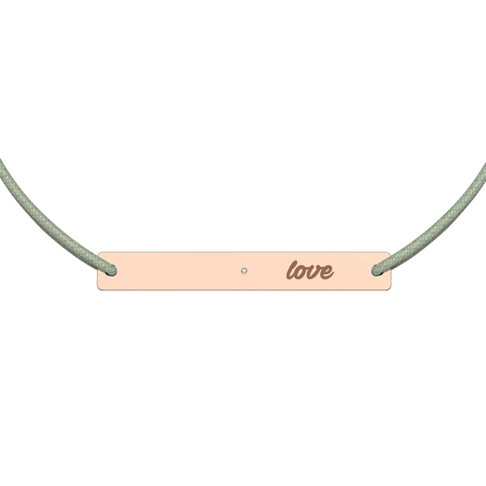 Diamond bracelet Love