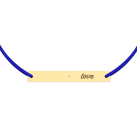 Diamond bracelet Love