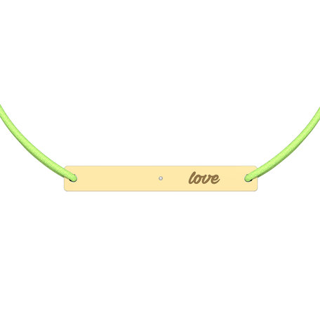 Diamond bracelet Love