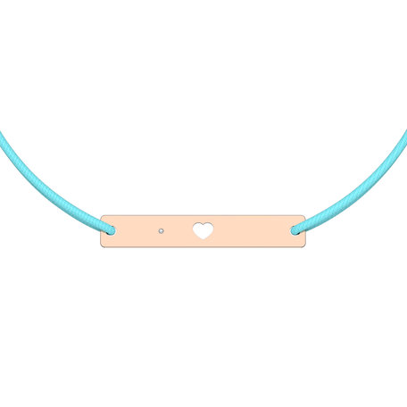 Diamond bracelet Heart Stamp