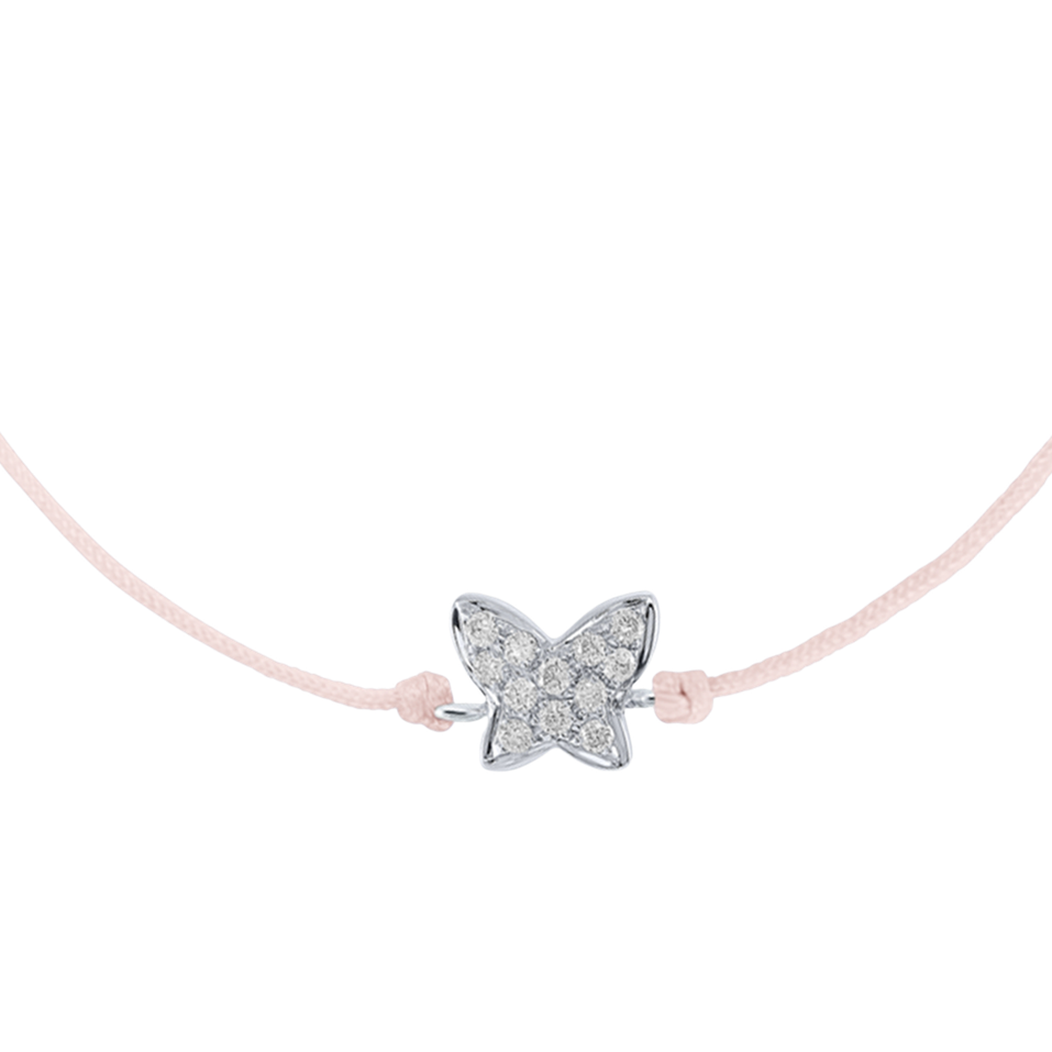 Diamond bracelet Lovely Butterfly