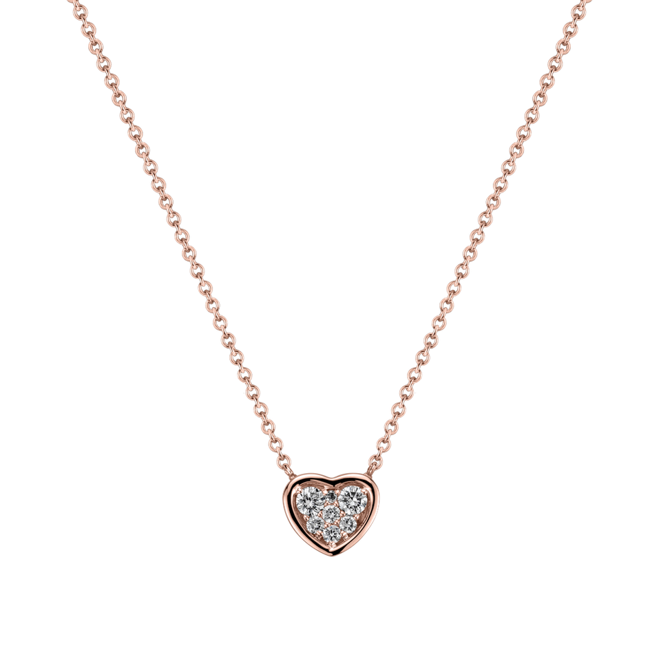 Diamond necklace Moon Love