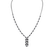 Necklace with black and white diamonds Midnight Kingdom2