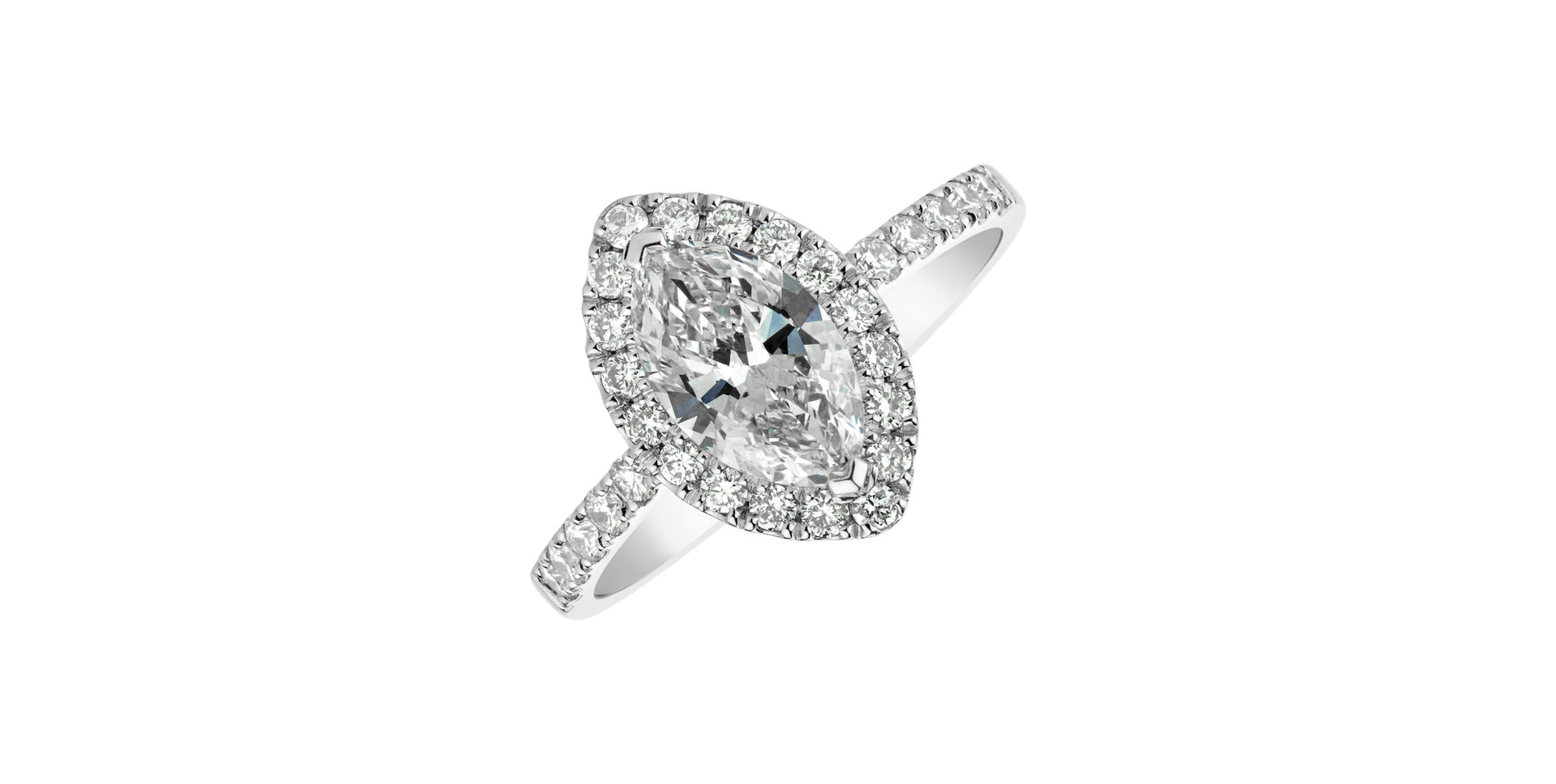 Diamond ring Marquise Glory