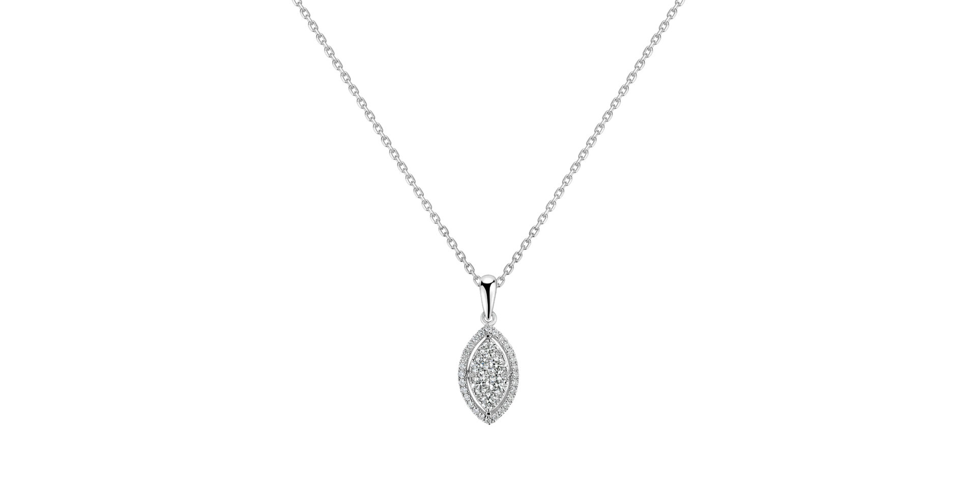 Diamond pendant Ice Galaxy