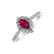 Diamond ring with Ruby Larabel2