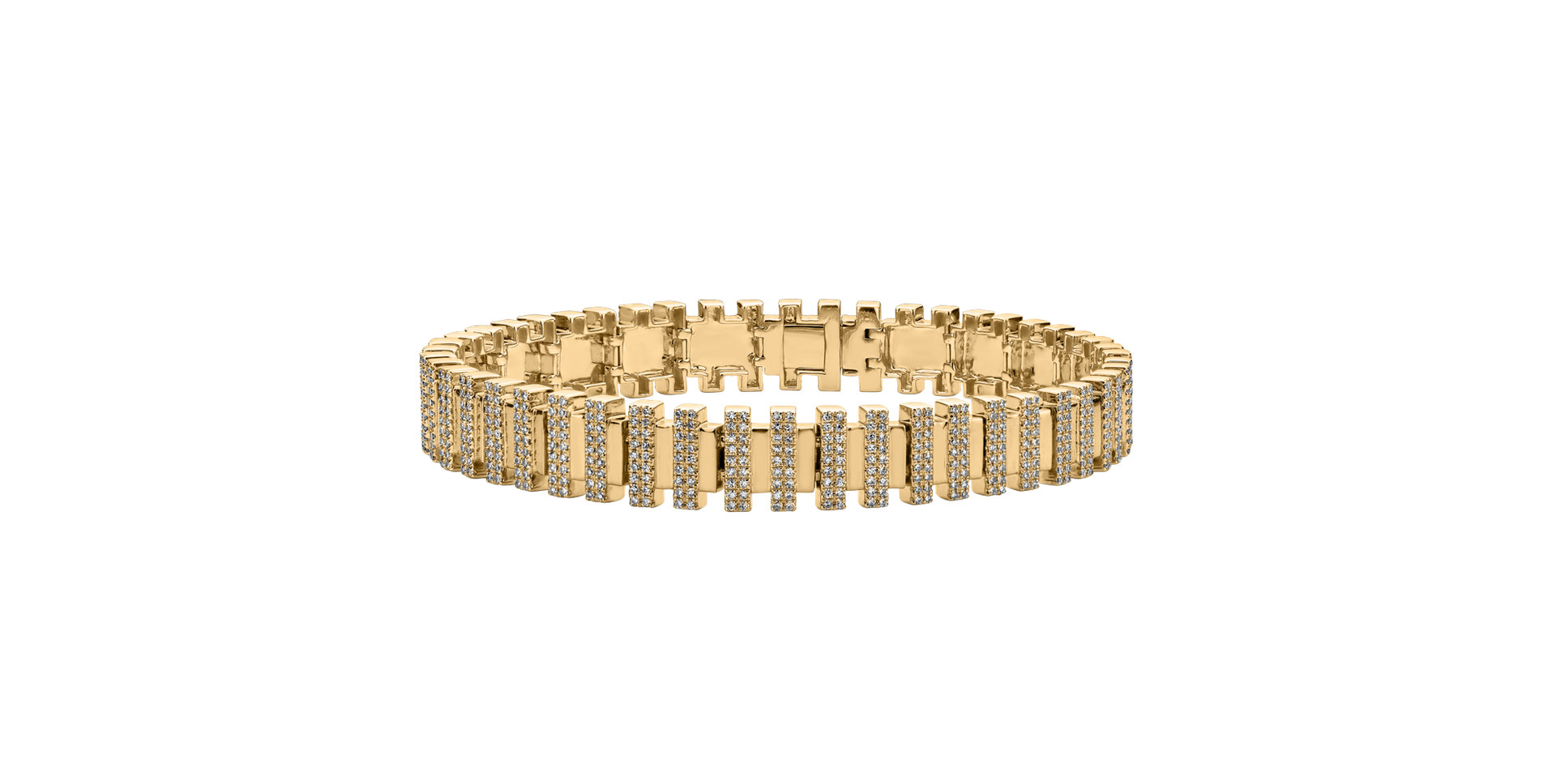 Bracelet with diamonds Golden Night