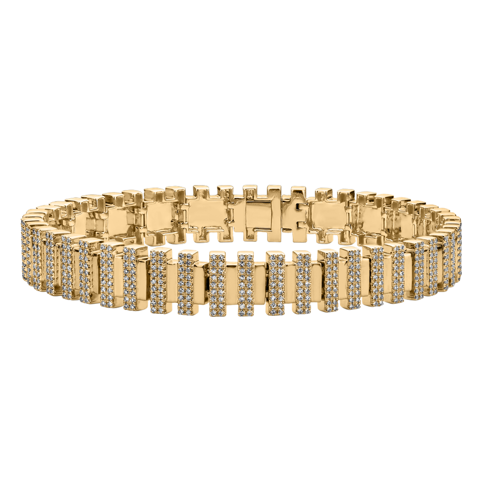 Bracelet with diamonds Golden Night