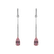 Diamond earrings with Morganite Delightful Touch2