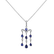 Diamond pendant with Sapphire Manette2