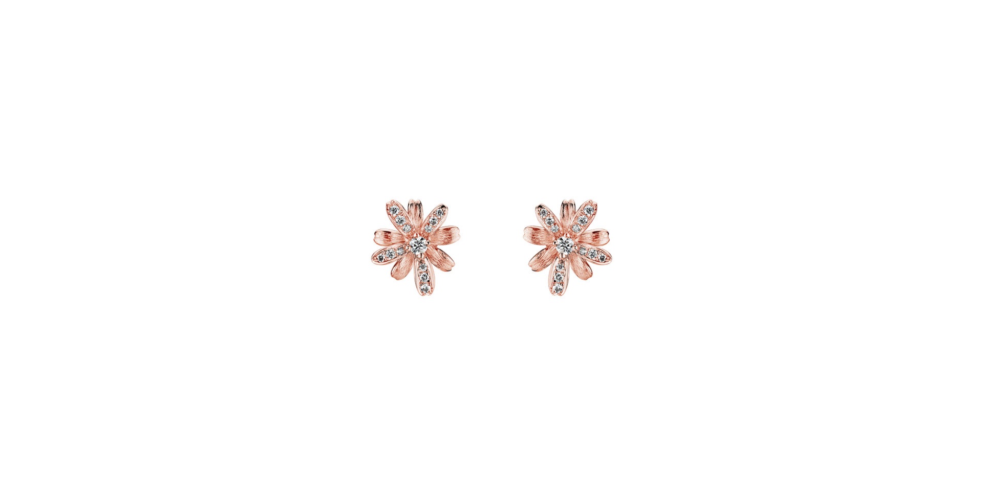 Diamond earrings Pretty Daisy