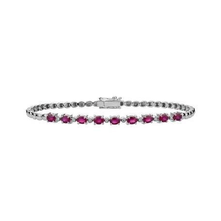 Diamond bracelet with Ruby Morrison