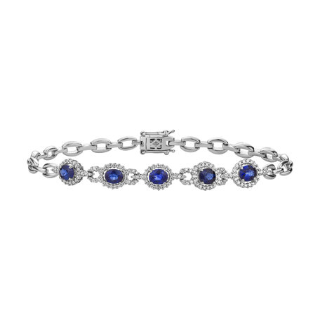 Diamond bracelet with Sapphire Variace