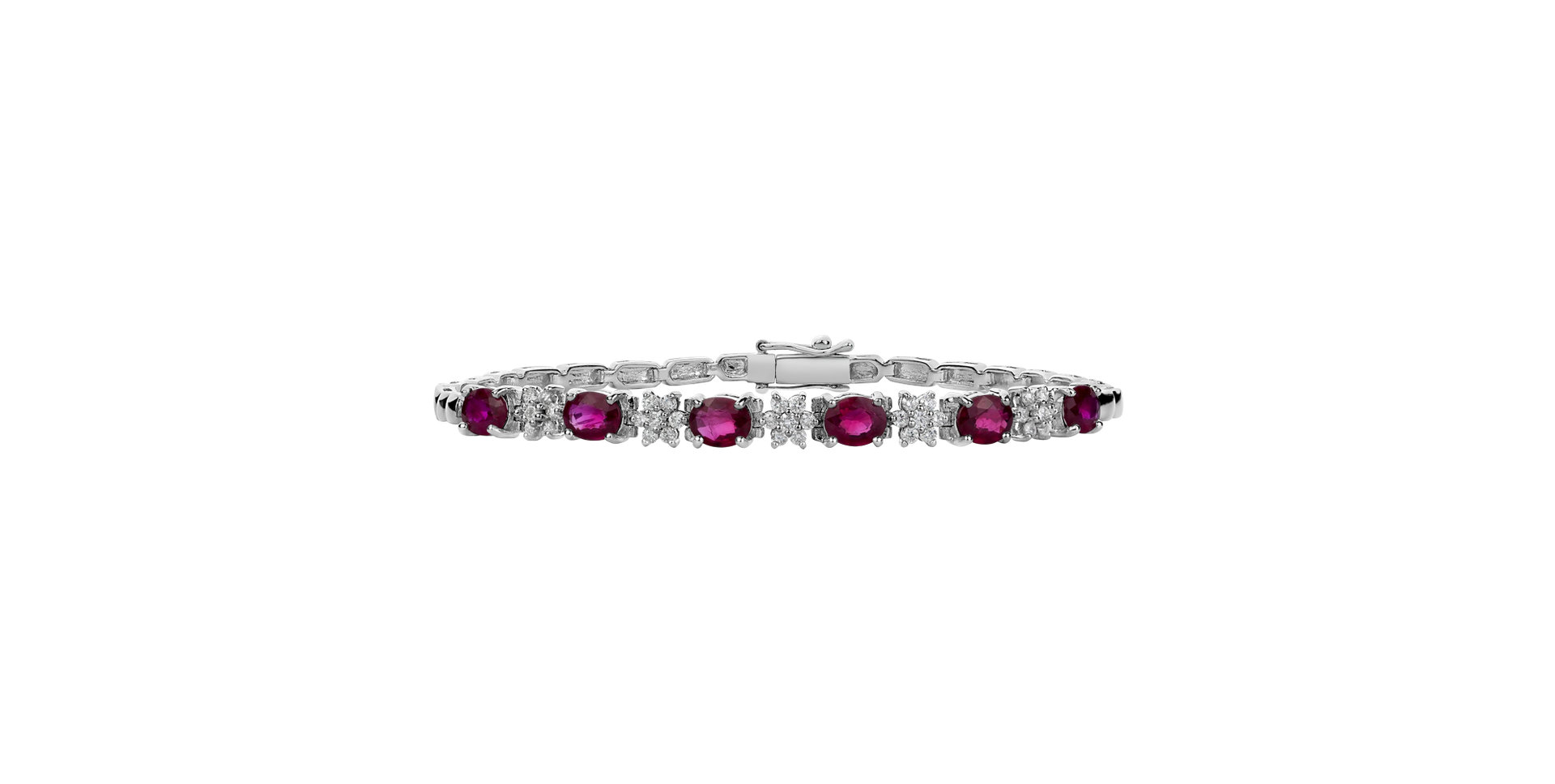 Diamond bracelet with Ruby Princess Dearest