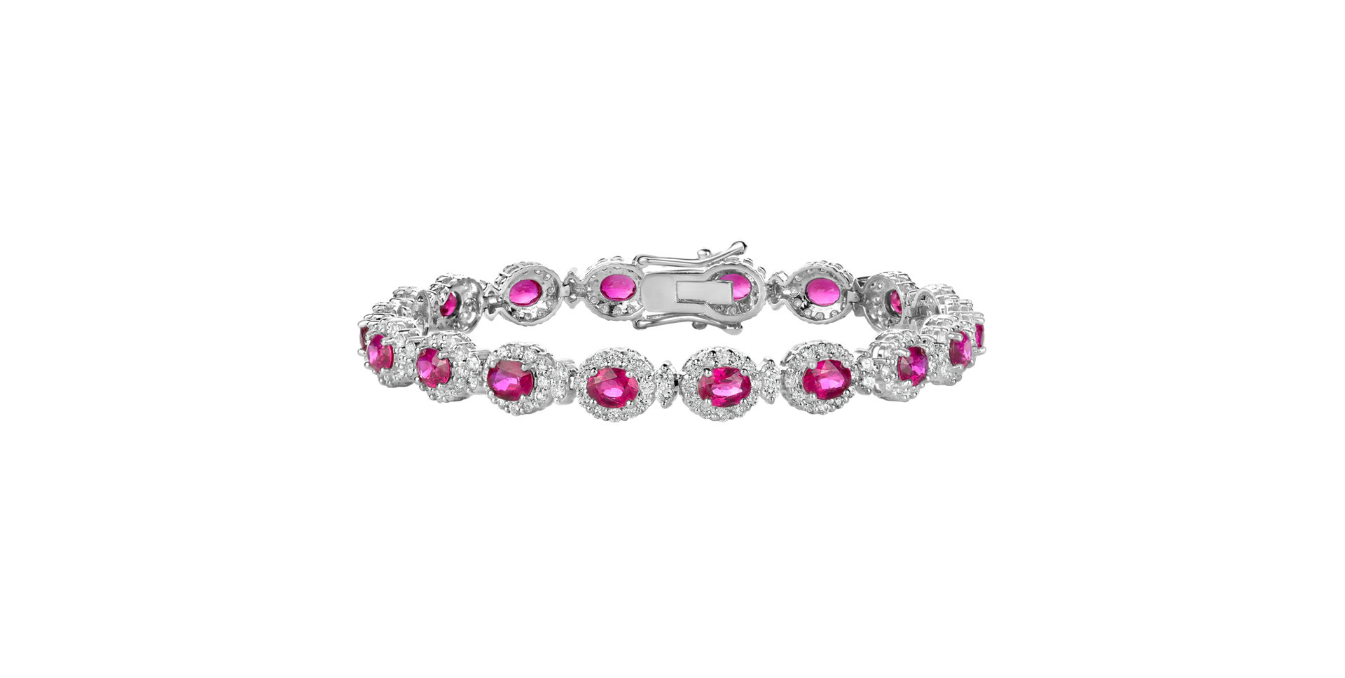 Diamond bracelet with Ruby Ruby Diana