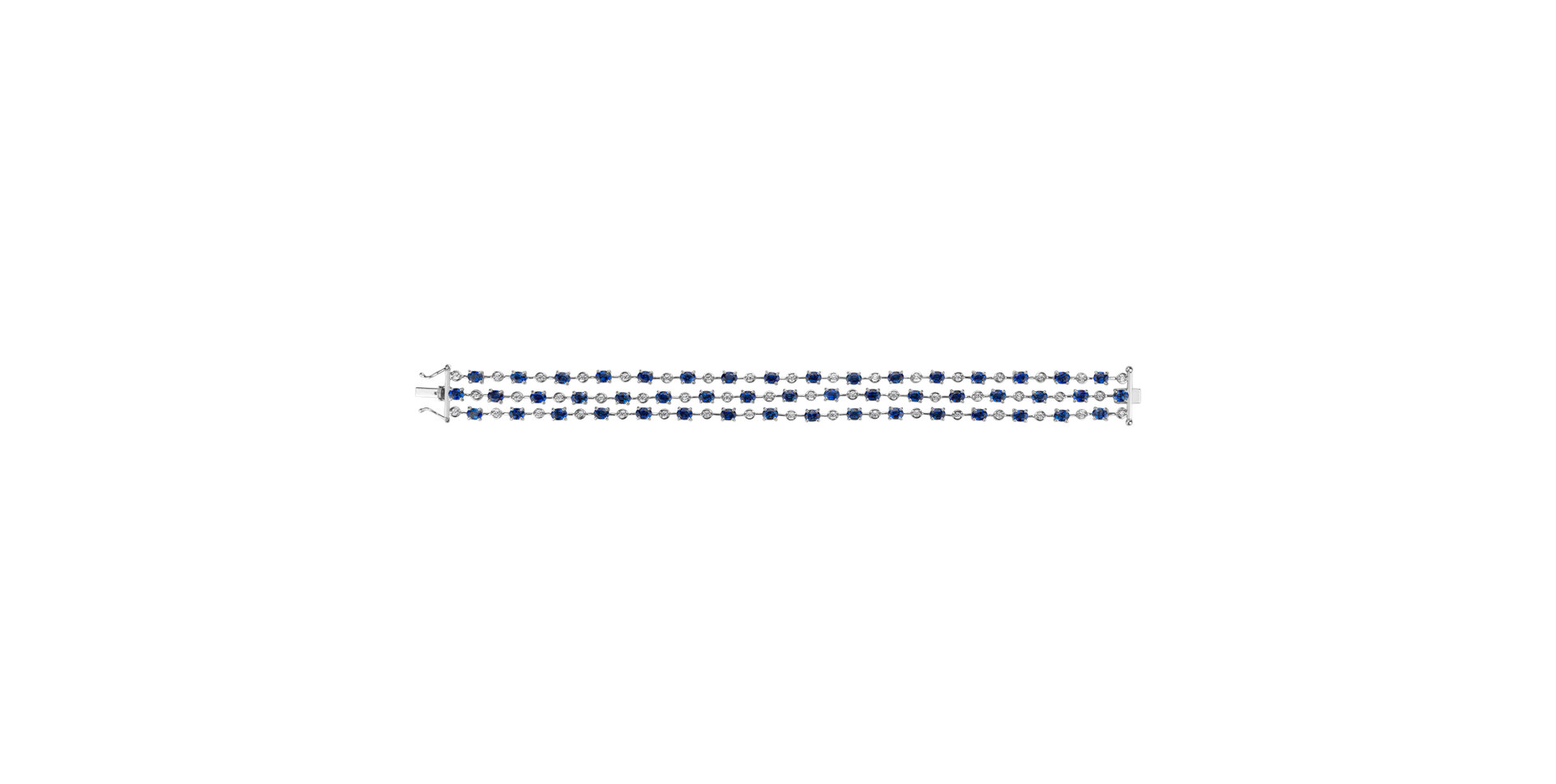 Diamond bracelet with Sapphire Majestic Skyline