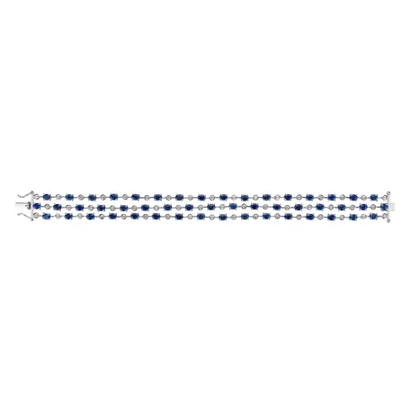 Diamond bracelet with Sapphire Majestic Skyline