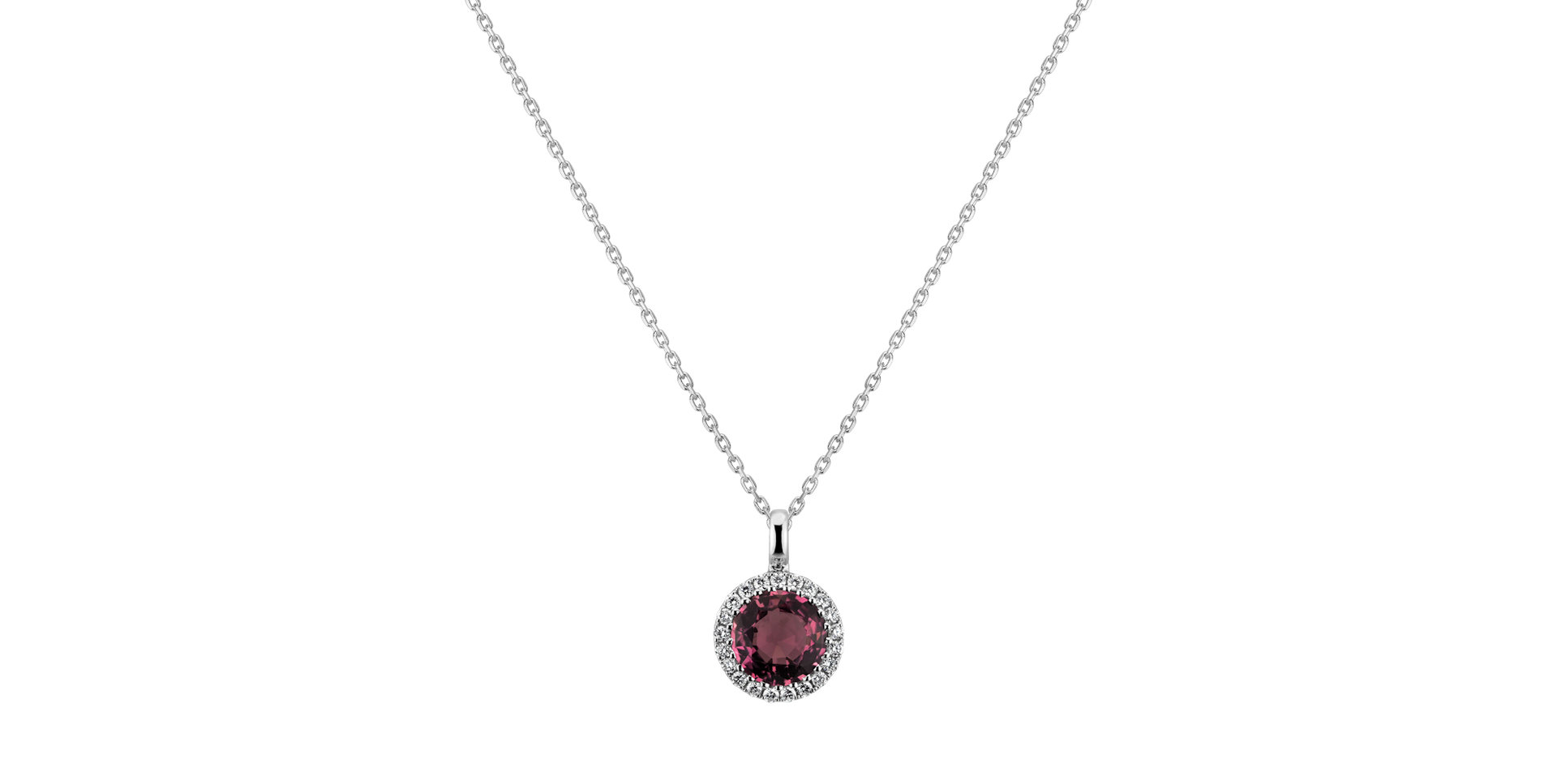 Diamond pendant with Turmalinem Tourmaline Despair