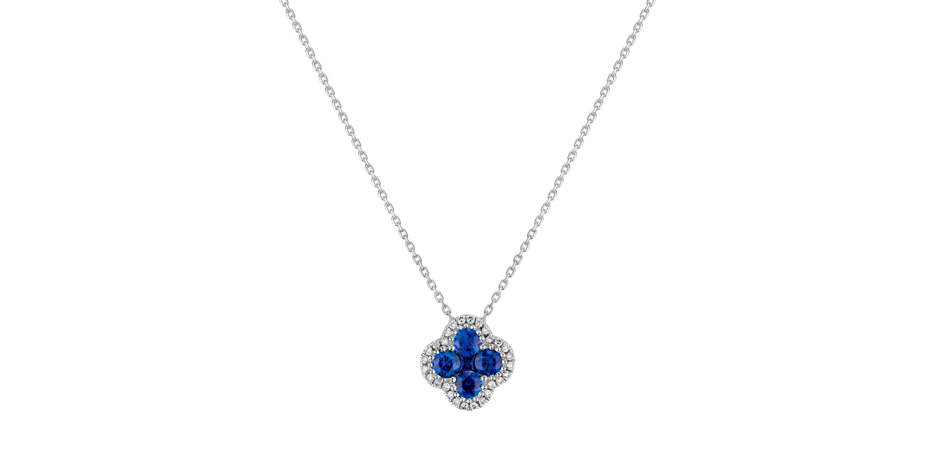 Diamond pendant with Sapphire Destiny Vision