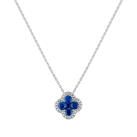 Diamond pendant with Sapphire Destiny Vision