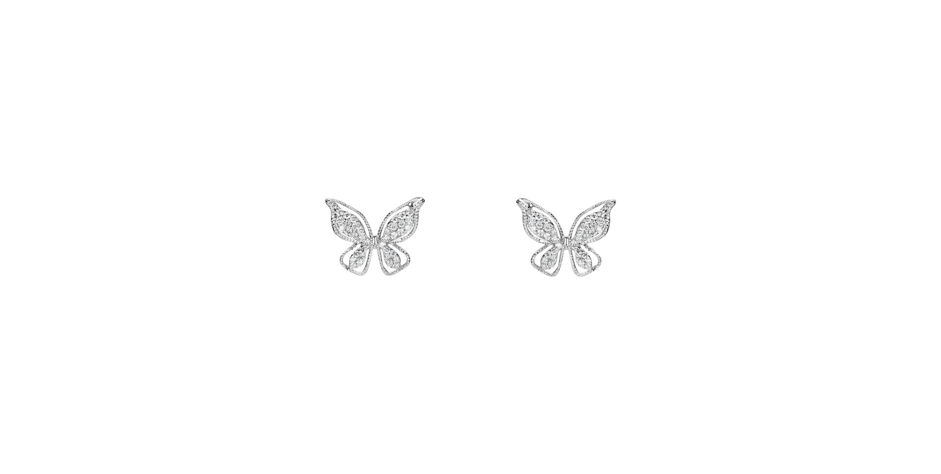 Diamond earrings Royal Wings