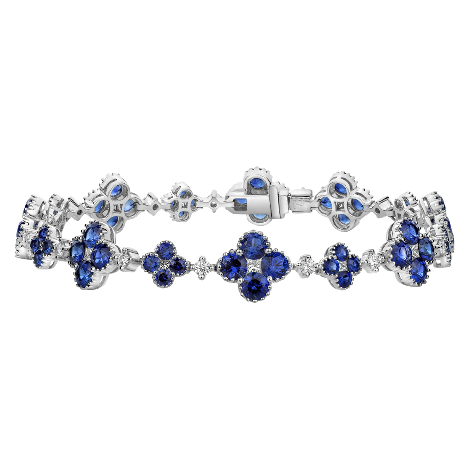 Diamond bracelet with Sapphire Sapphire Meadow