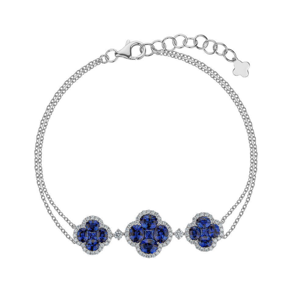 Diamond bracelet with Sapphire Sapphire Destiny