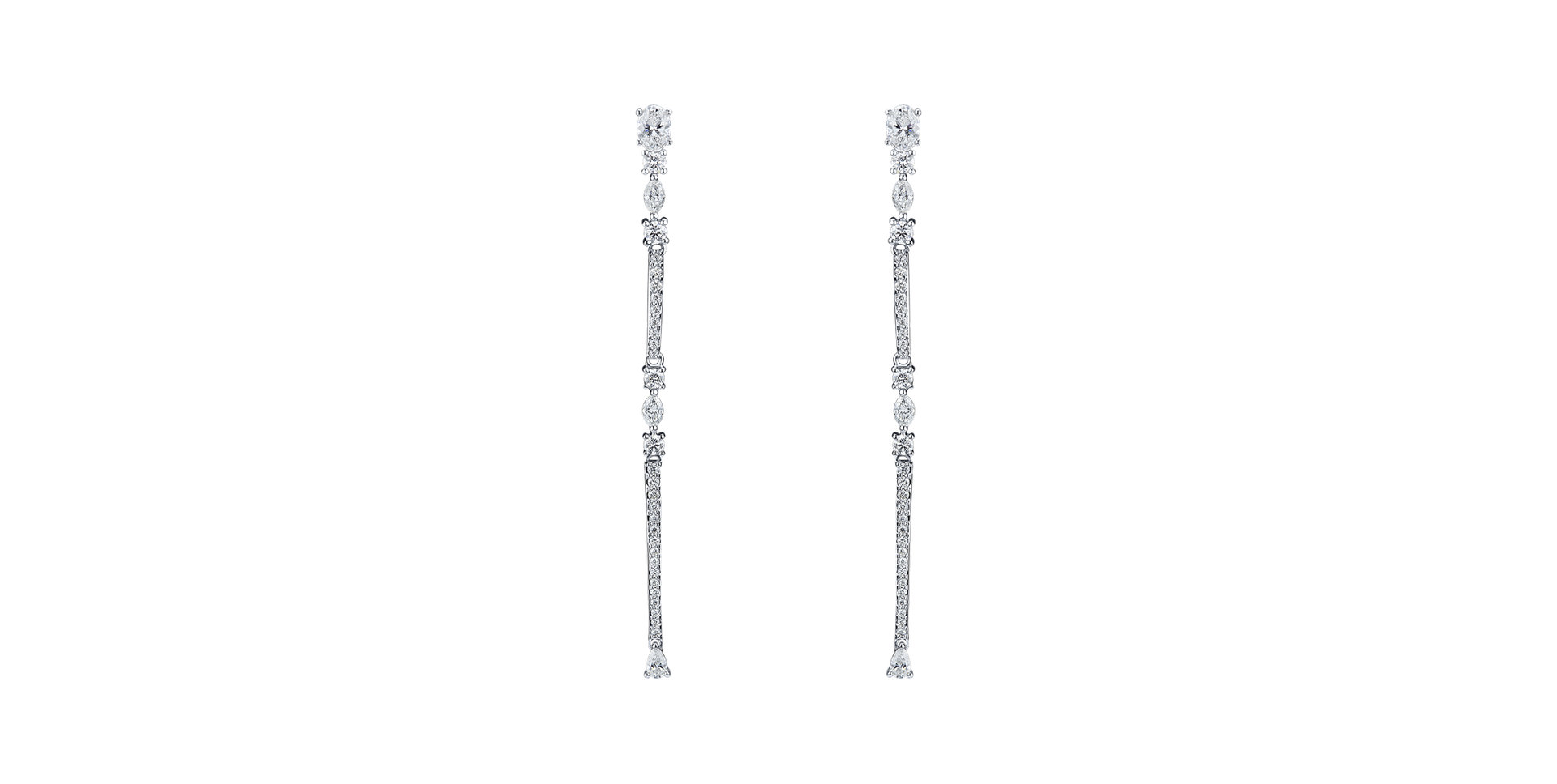 Diamond earrings Waterfall Secret