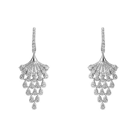 Diamond earrings Royal Mesh