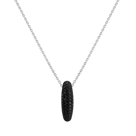 Pendant with black diamonds Inferno Moonlight