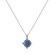 Diamond pendant with Topaz Round Galaxy2