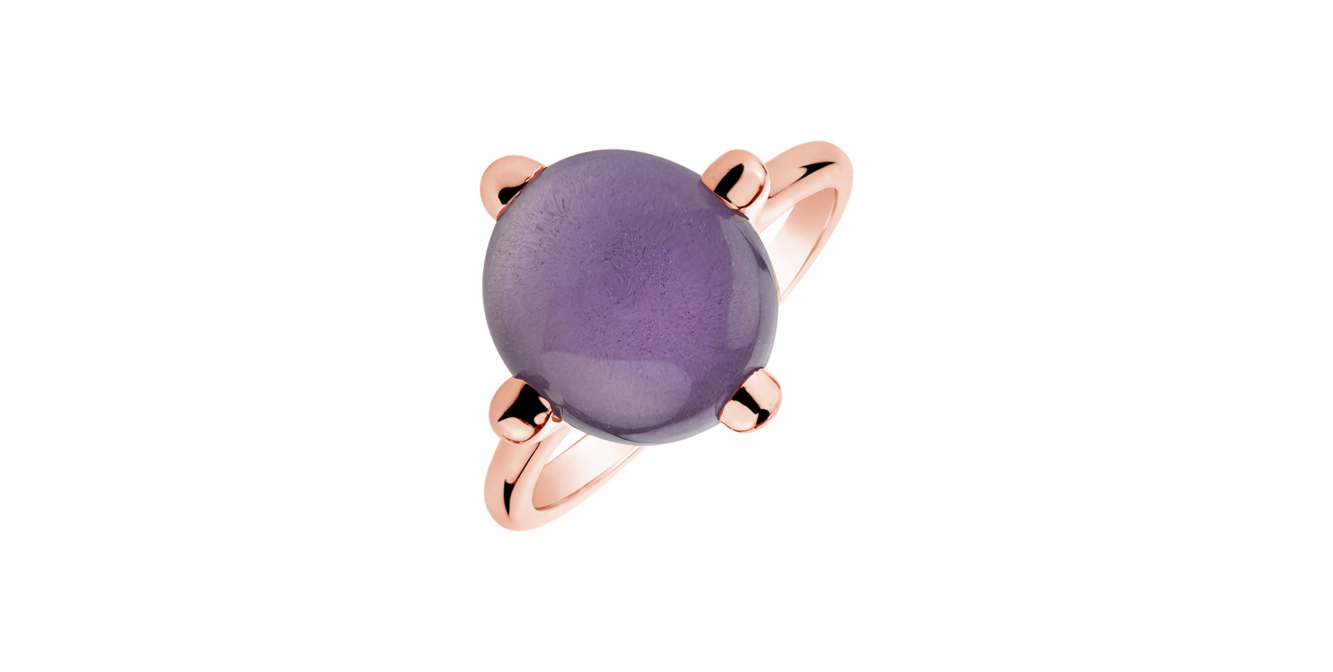 Ring with Amethyst Space Empire
