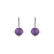 Diamond earrings with Amethyst Rainbow Space2