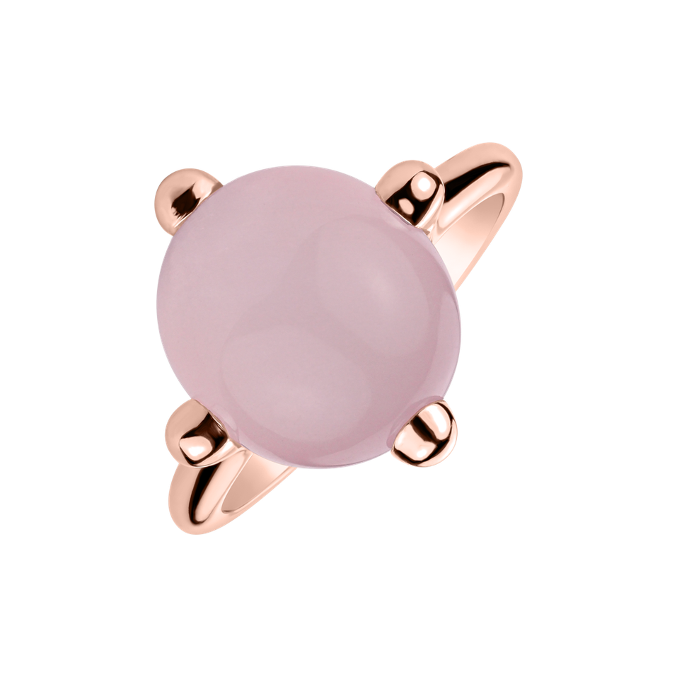 Ring with Rose Quartz Space Empire