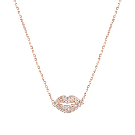 Diamond necklace Magic Lips