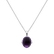 Diamond necklace with Amethyst Drop Blossom2