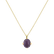 Diamond pendant with Amethyst Drop Blossom2