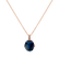 Diamond necklace with Topaz Drop Blossom2