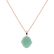 Diamond necklace with Chalcedony Drop Blossom2