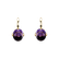 Diamond earrings with Amethyst Shining Grace2