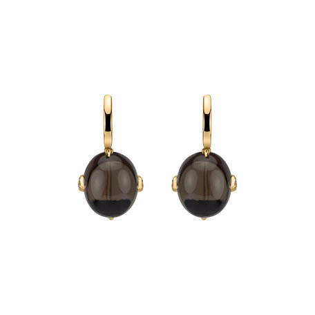 Diamond earrings with Quartz Shining Grace