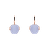 Diamond earrings with Chalcedony Shining Grace2