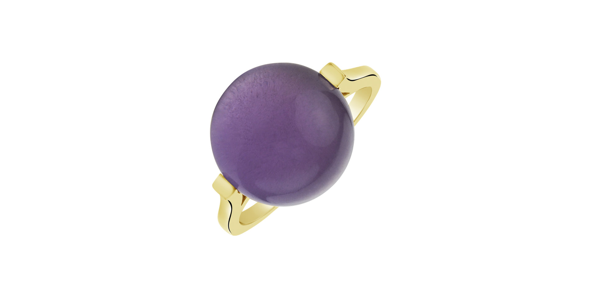 Ring with Amethyst Sweet Embrace