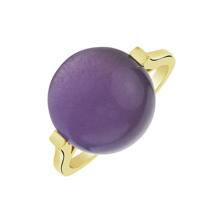 Ring with Amethyst Sweet Embrace