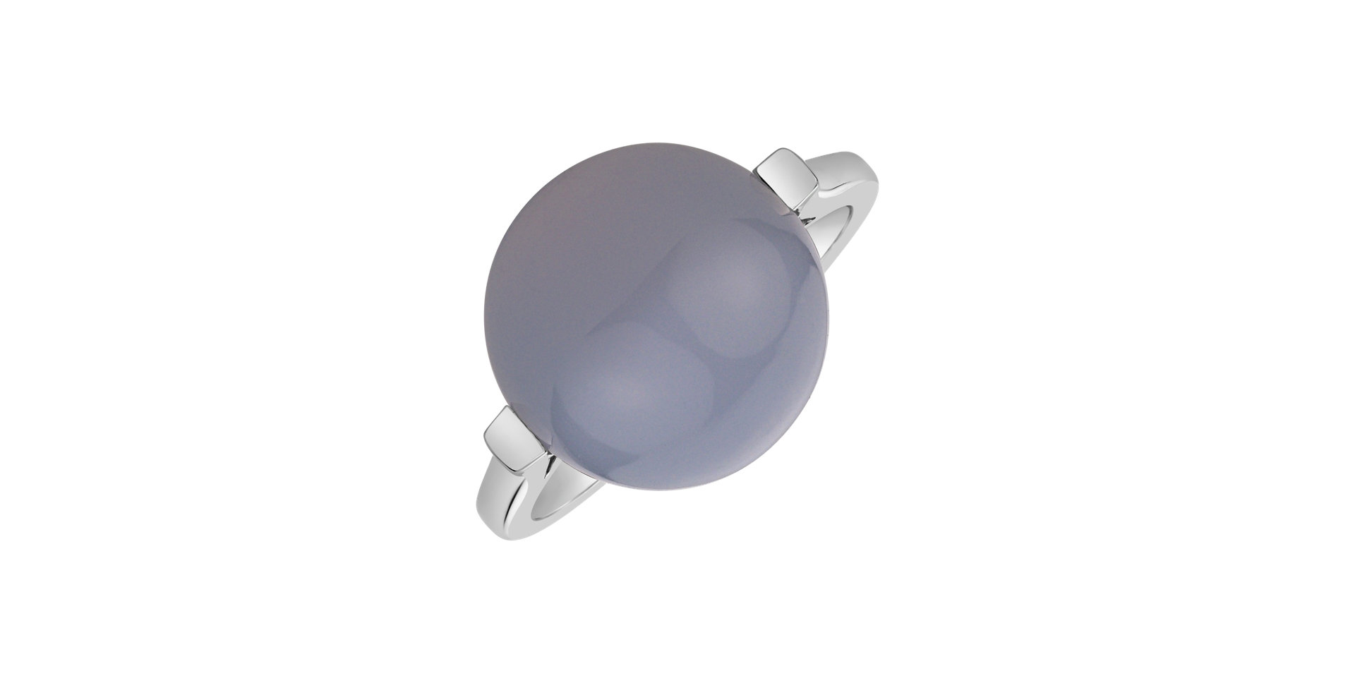 Ring with Chalcedony Sweet Embrace